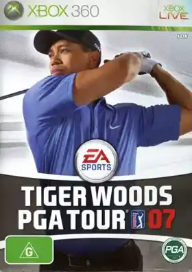 Tiger Woods PGA Tour 07 (USA) box cover front